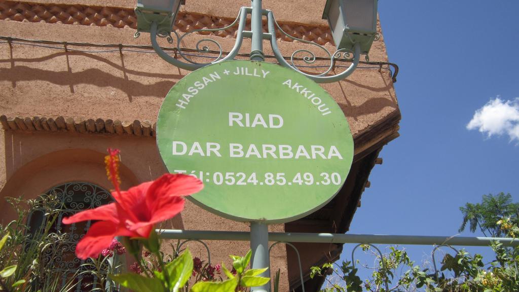 Riad Dar Barbara 瓦尔扎扎特 外观 照片